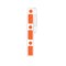 Nevs Direct Thermal Cryo 24x13mm & 9.5mm Dot for 1.5ml Tubes/Vials Orange LDTC-11238-O - alternate 1